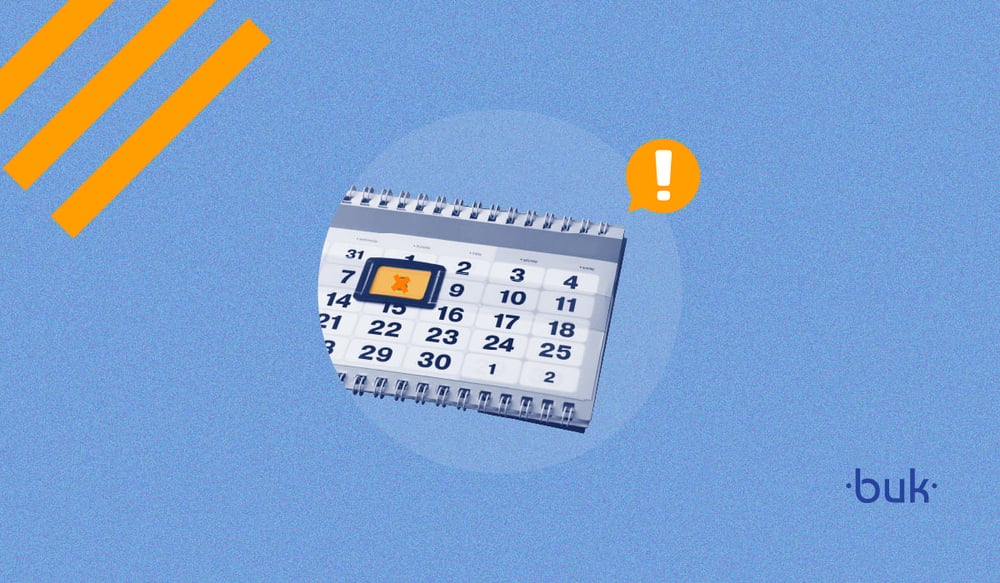 Ilustración sobre una imagen que muestra un calendario de pagos atrasados