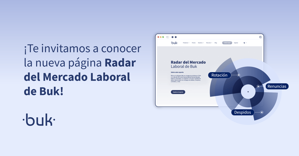 Buk lanza el Radar del Mercado Laboral, la nueva web que disponibiliza indicadores en línea