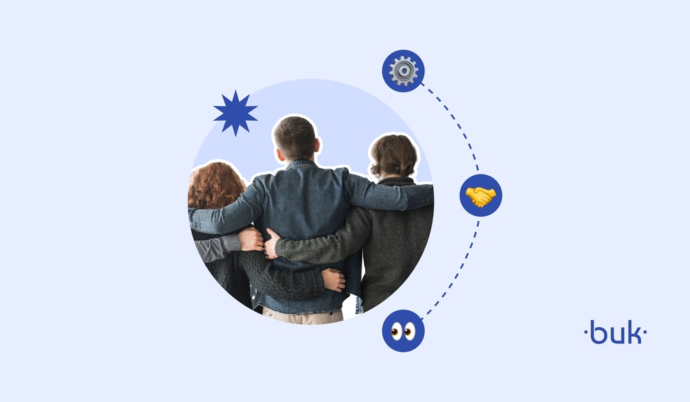 cultura en equipo personas abrazandose