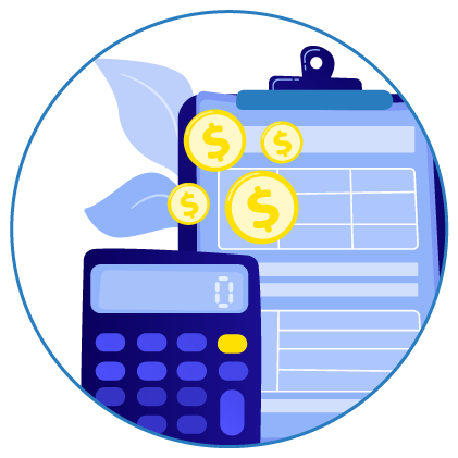 Calculadora y monedas