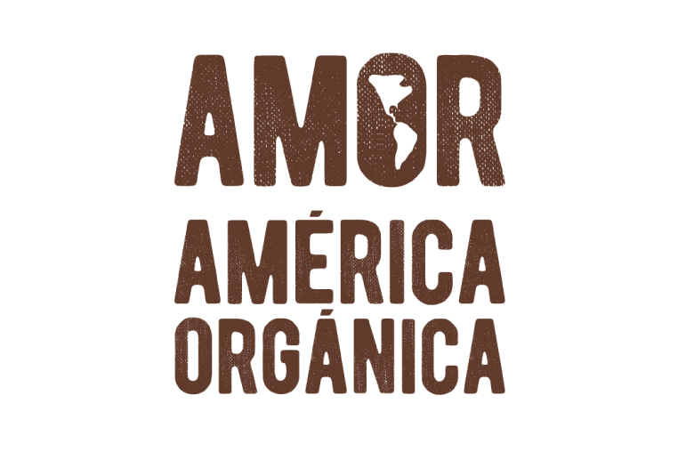 Logo de América Orgánica, cliente del sector de alimentos de Buk Perú.