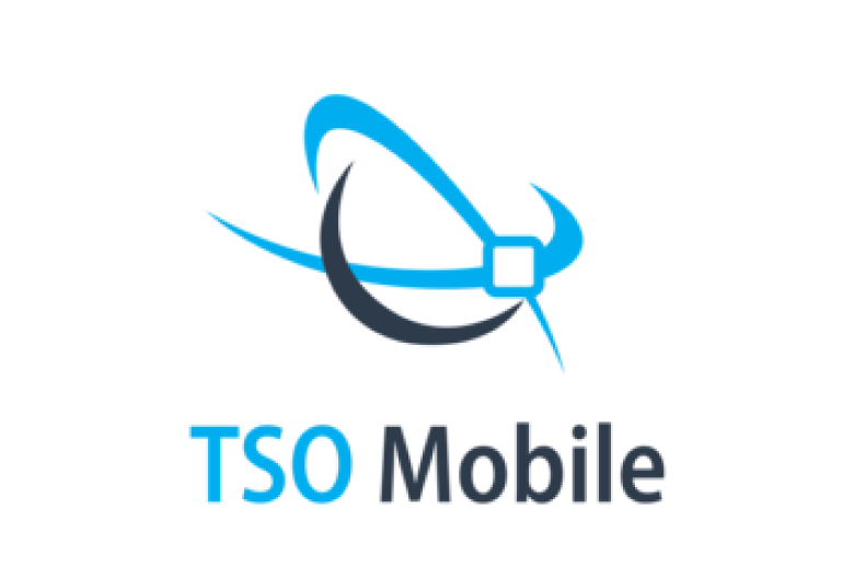 Logo de TSO Mobile, cliente de tecnología de Buk Perú.