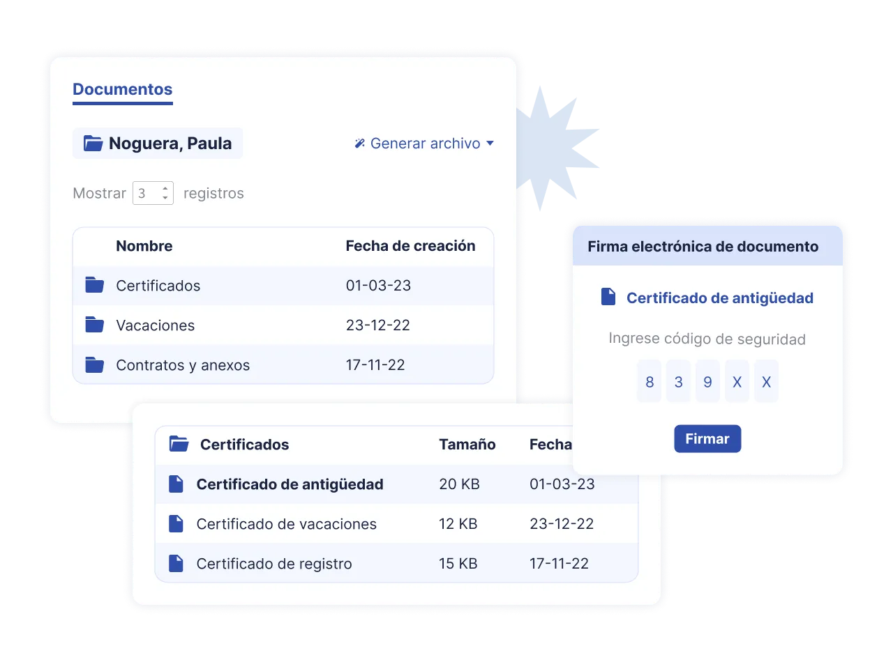 Solución de firma digital de Buk para empresas en Perú.