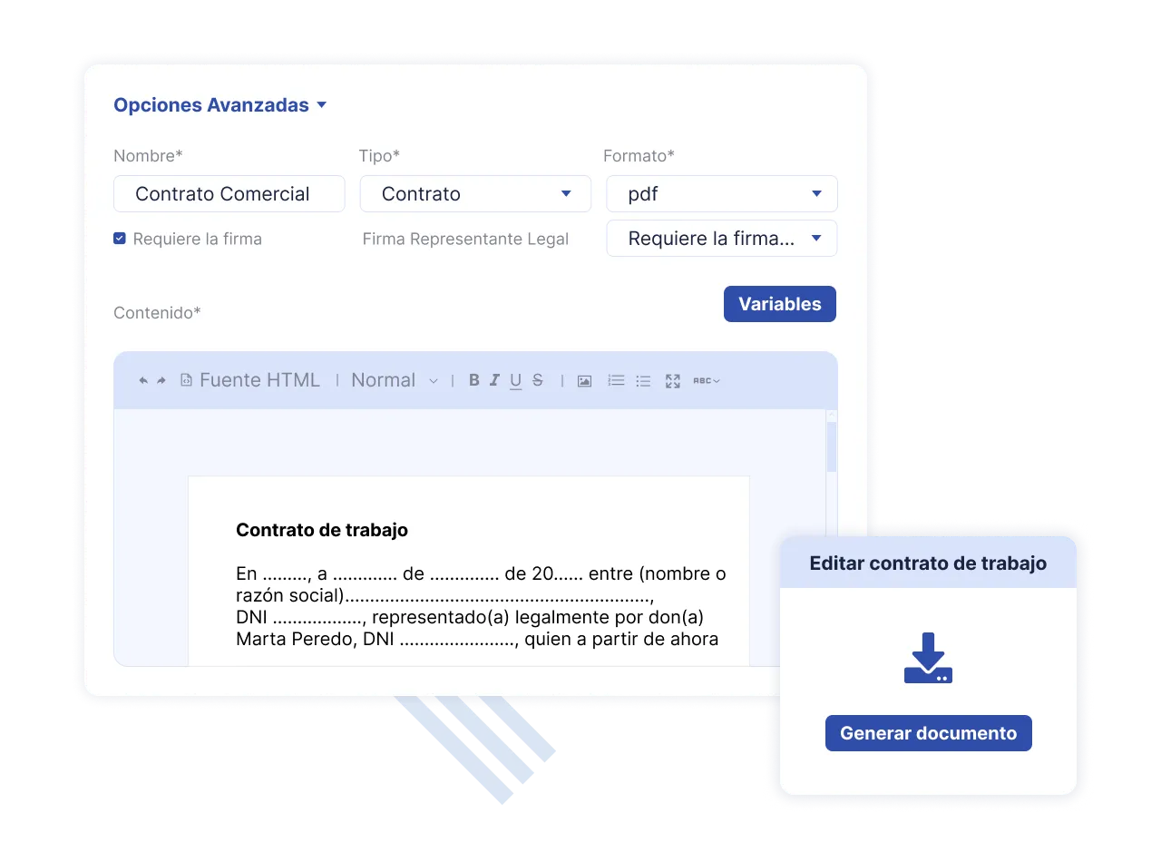 Proceso de firma digital simplificado con Buk en Perú.