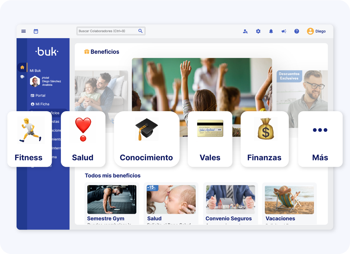 Imagen de portal de beneficios personalizados