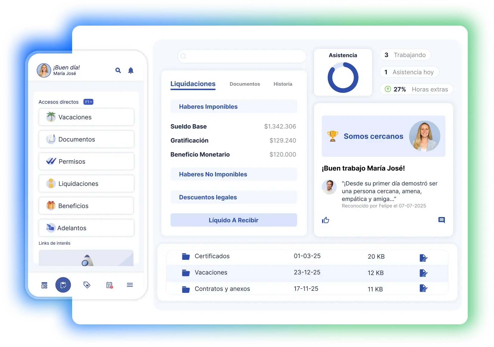 Dashboard de software de recursos humanos,  BUK