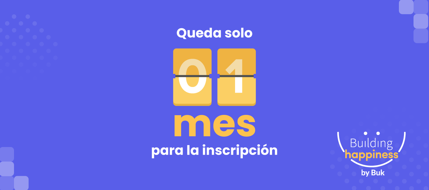 Inscripciones Building Happiness by Buk